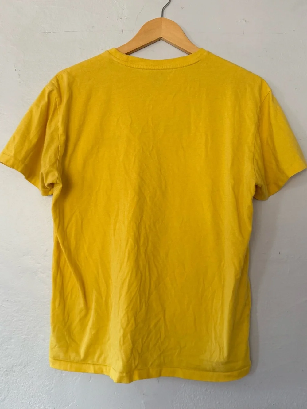 Polo by Ralph Lauren Yellow Crewneck Tee with Signature Pony
